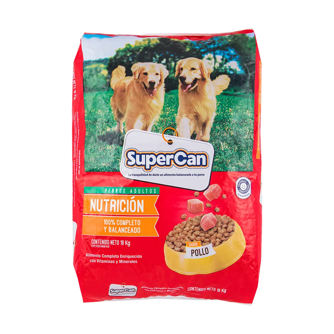 SUPER CAN POLLO HUESO 18 KG x 1 Uds.