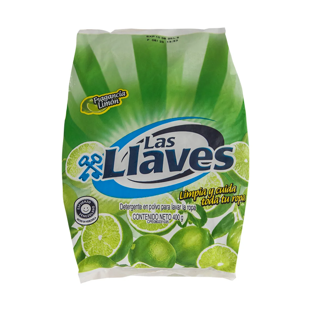LAS LLAVES DETERGENTE LIMON 400 G x 30 Uds.