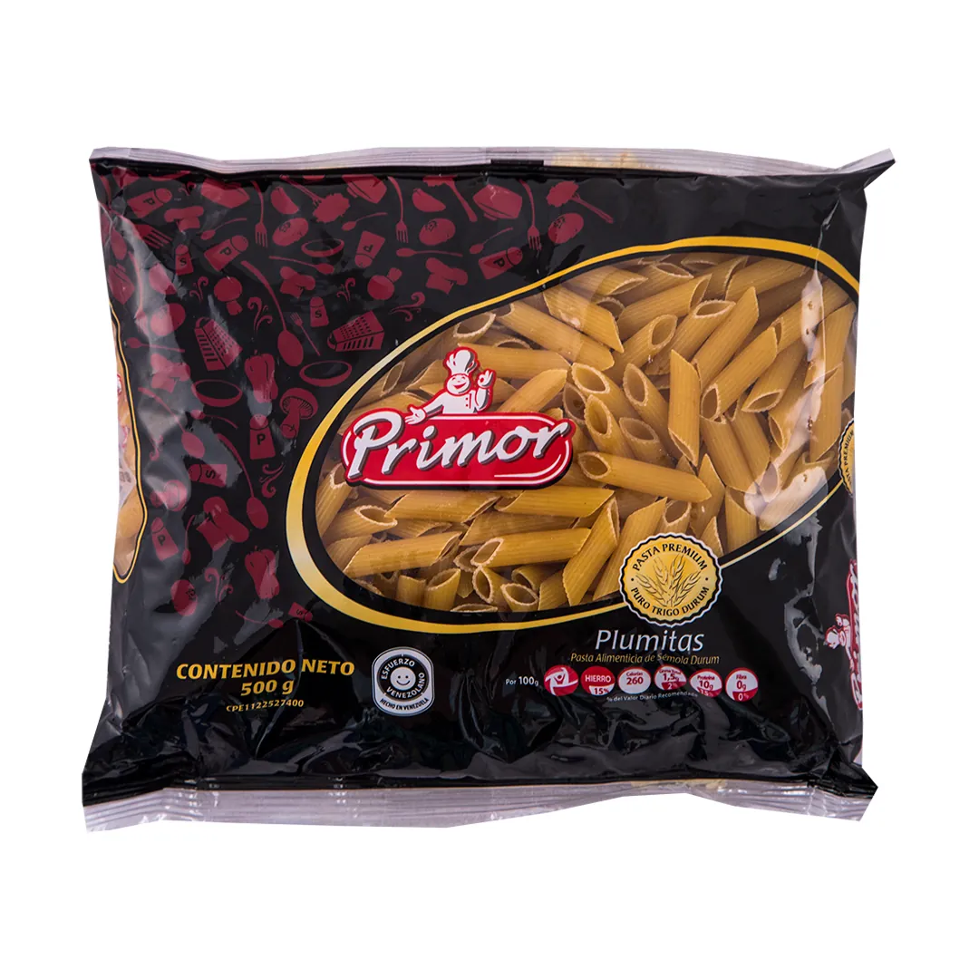PASTA CORTA PLUMITAS 500 G x 12 Uds (E)