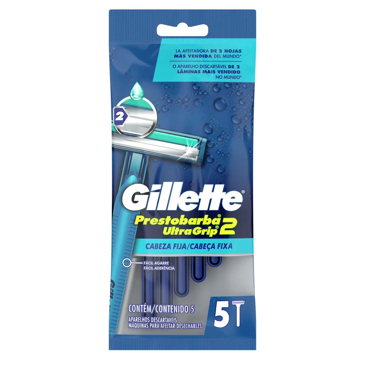 GILLETTE BOLSA PB2X5UN MASC 39 G x 24 Uds.