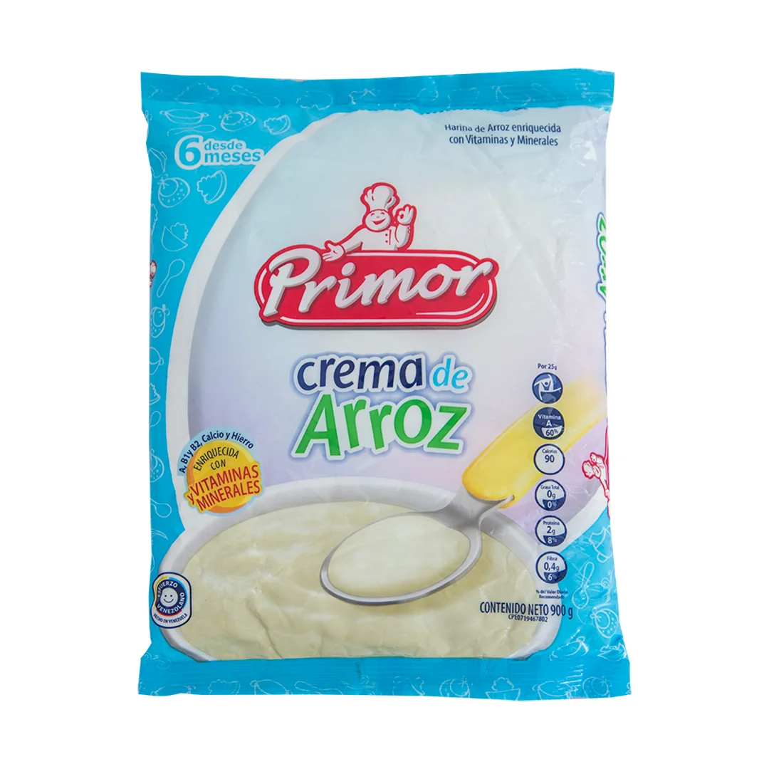 PRIMOR CREMA ARROZ ENRIQ 450 G (BOLSA) x 24 Uds.