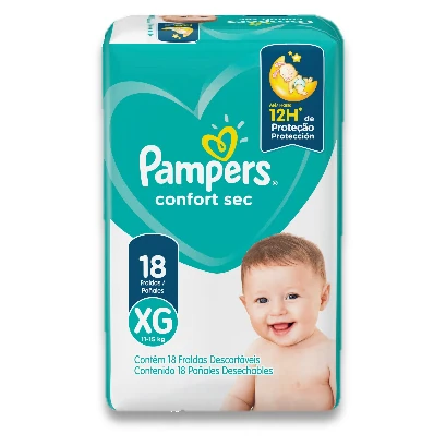PAMPERS PAÑALES CONFORT SEC XG 451 G x 8 Uds.