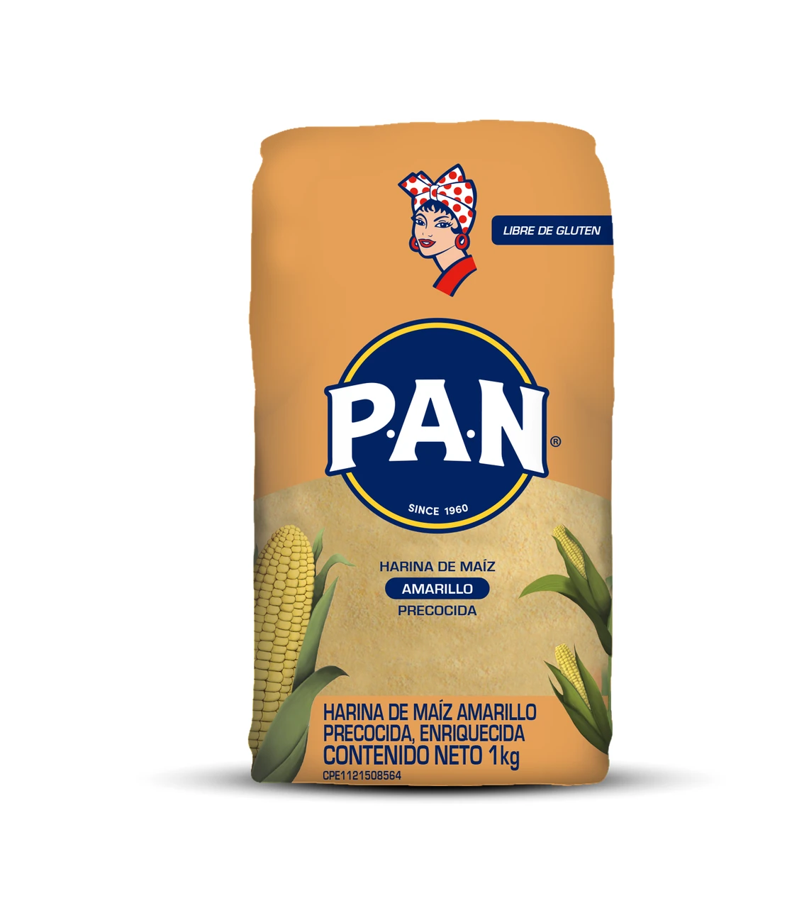 HARINA MAIZ AMARILLA 1 KG x 20 Uds BOPP 20 (E)