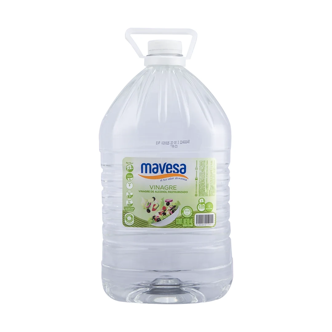 MAVESA VINAGRE DE ALCOHOL 4 L x 4 Uds. CFH.