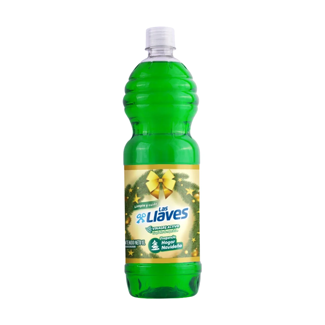 [L399] LAS LLAVES LIMP HOGAR NAVIDEÑO 1 L x 12 Uds.