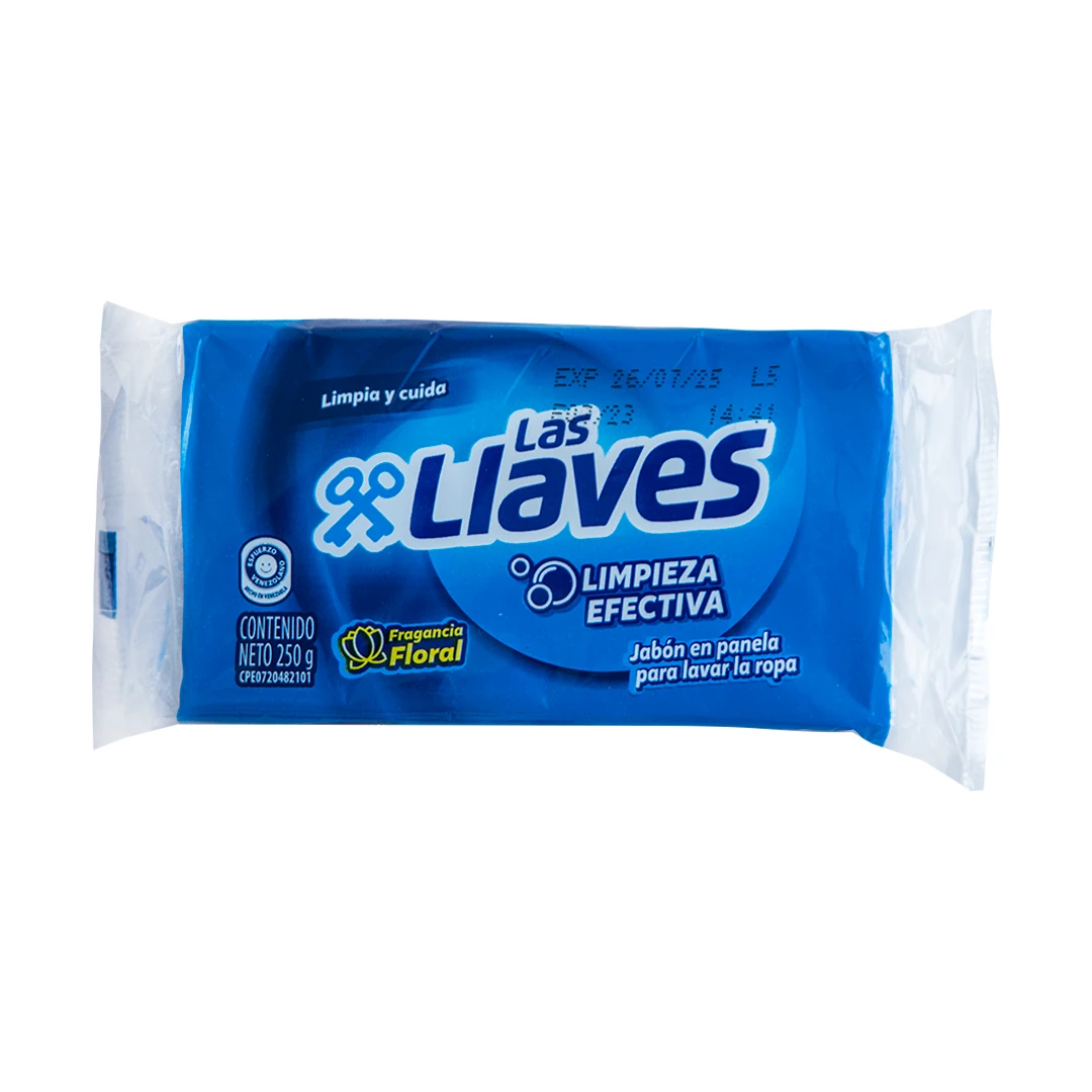 [L207] LAS LLAVES JABON TRAD. FLORAL 250 G x 36 Uds.