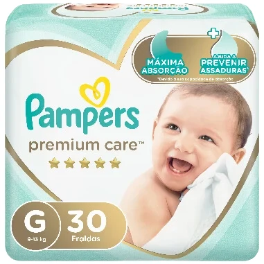 [80680481] PAMPERS PAÑALES PREMIUM CARE GDE 770 G x 4 Uds.