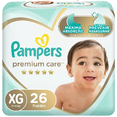 [80680482] PAMPERS PAÑALES PREMIUM CARE XGD 729 G x 8 Uds.
